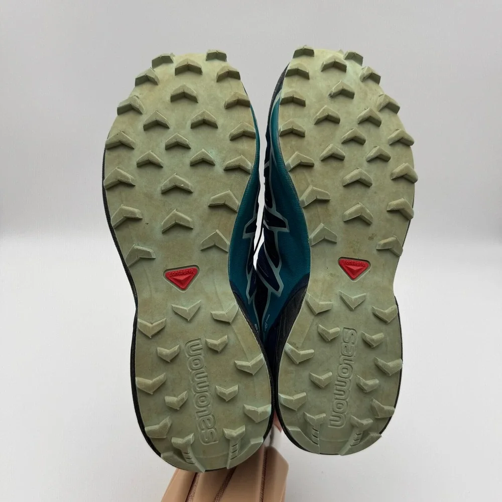 Salomon Speedcross 4 Wide Trail Running Shoes Poseidon Blue Womens 8.5 402374